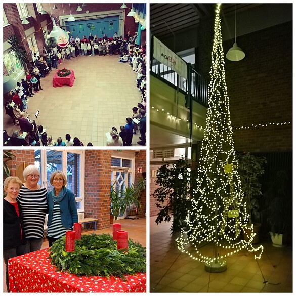 Tannenbaum und Kranz