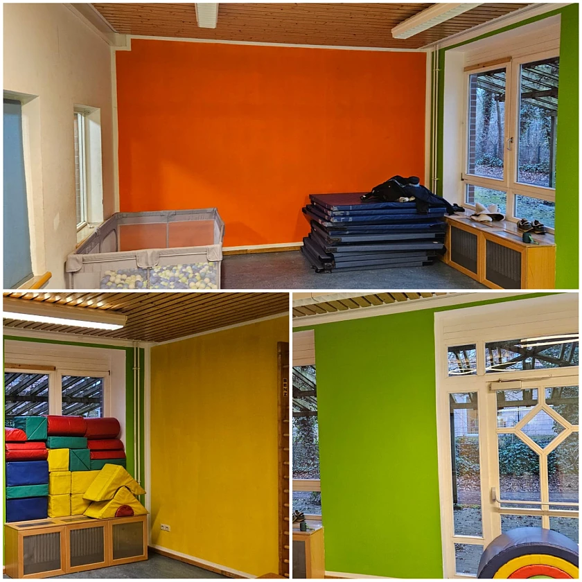 Toberaum mit neuer Farbe