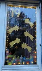 Sternschnuppen am Fenster 